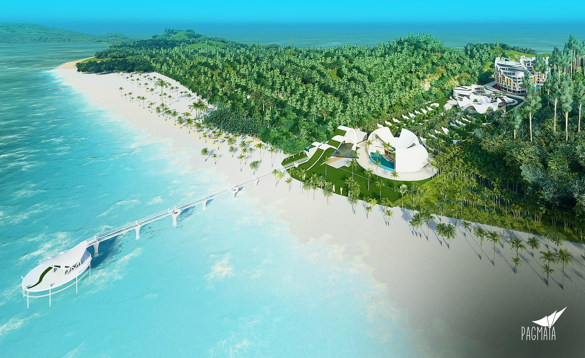 Pagmaya Beach Resort Aerial View